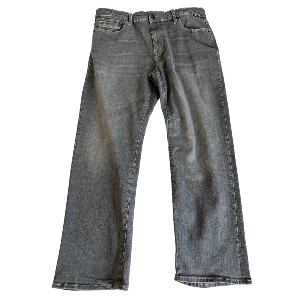MAVI Mens MATT‎ Relaxed Straight Leg Stretch Denim Gray Jean 36W X 29.5